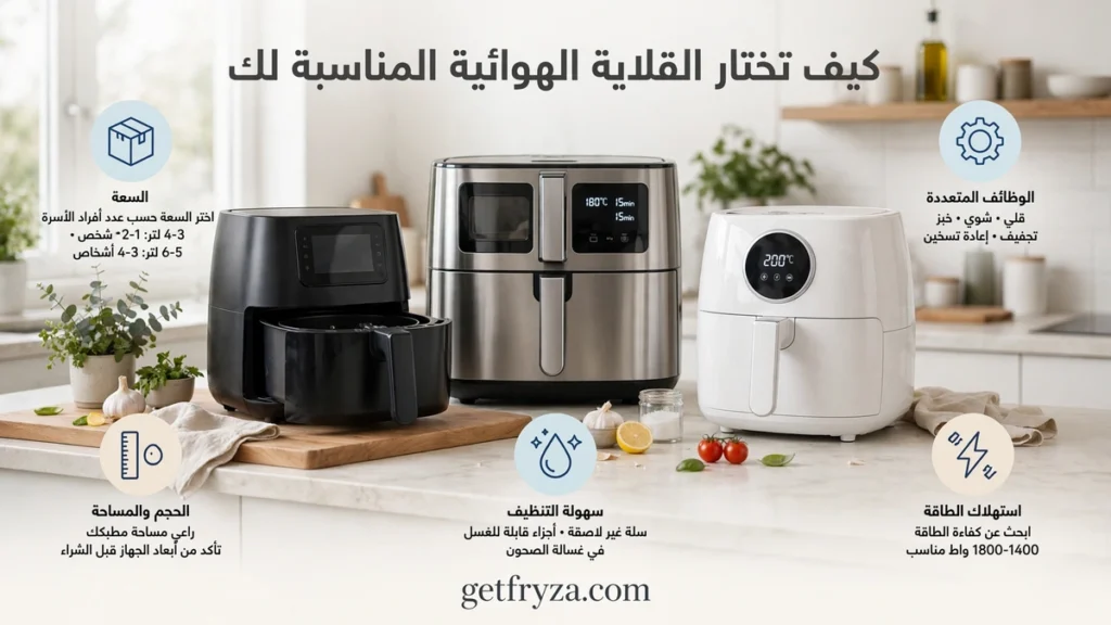 كيف تختار القلاية الهوائية المناسبة لك