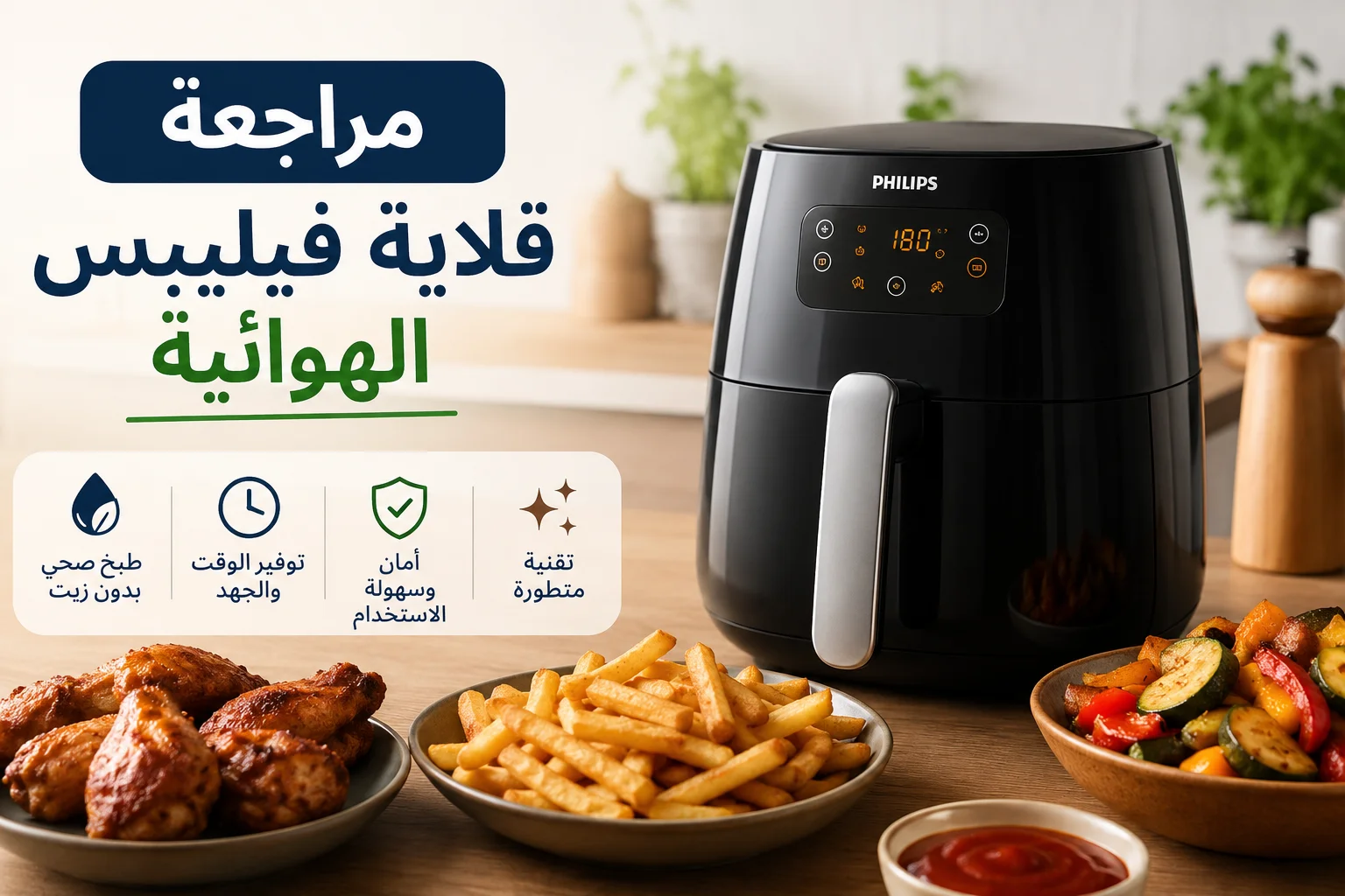 مراجعة قلاية فيليبس الهوائية